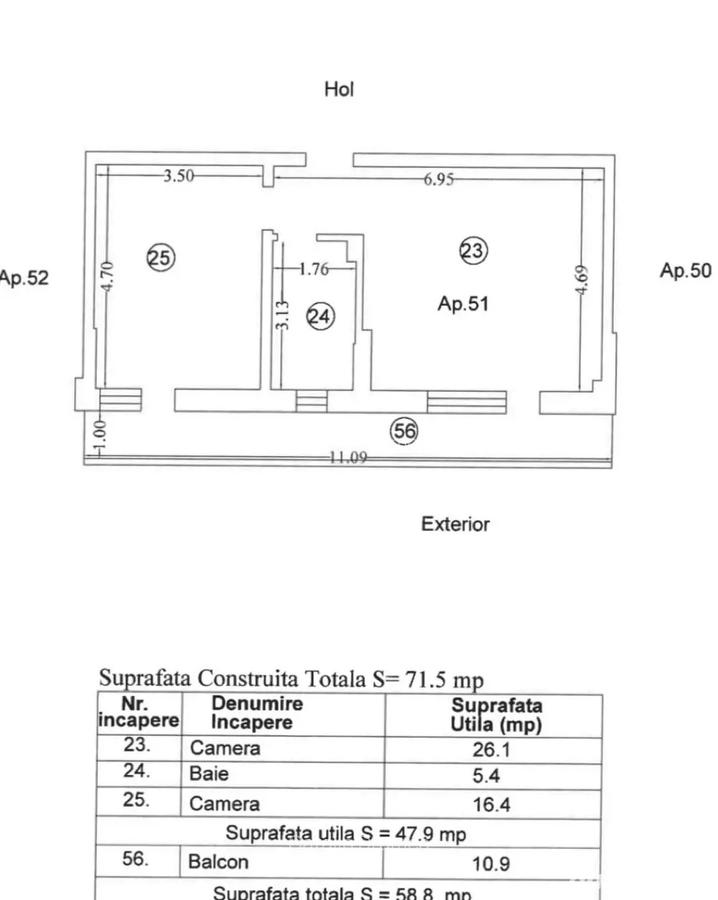 Privat vand apartament 2 camere in prima linie cu vedere la mare - 4 Privat vand apartament 2 camere in prima linie cu vedere la mare - 4