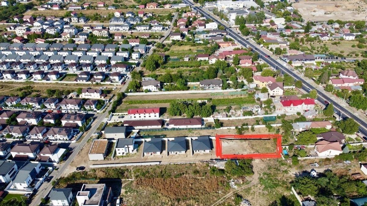 Loturi 325-650-970 mp Bragadiru CENTRAL, toate utilitățile,  asfalt, Branșamente - 2