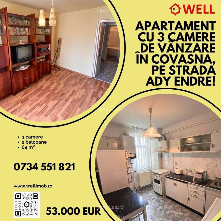 Apartament cu 3 camere în Covasna - 1