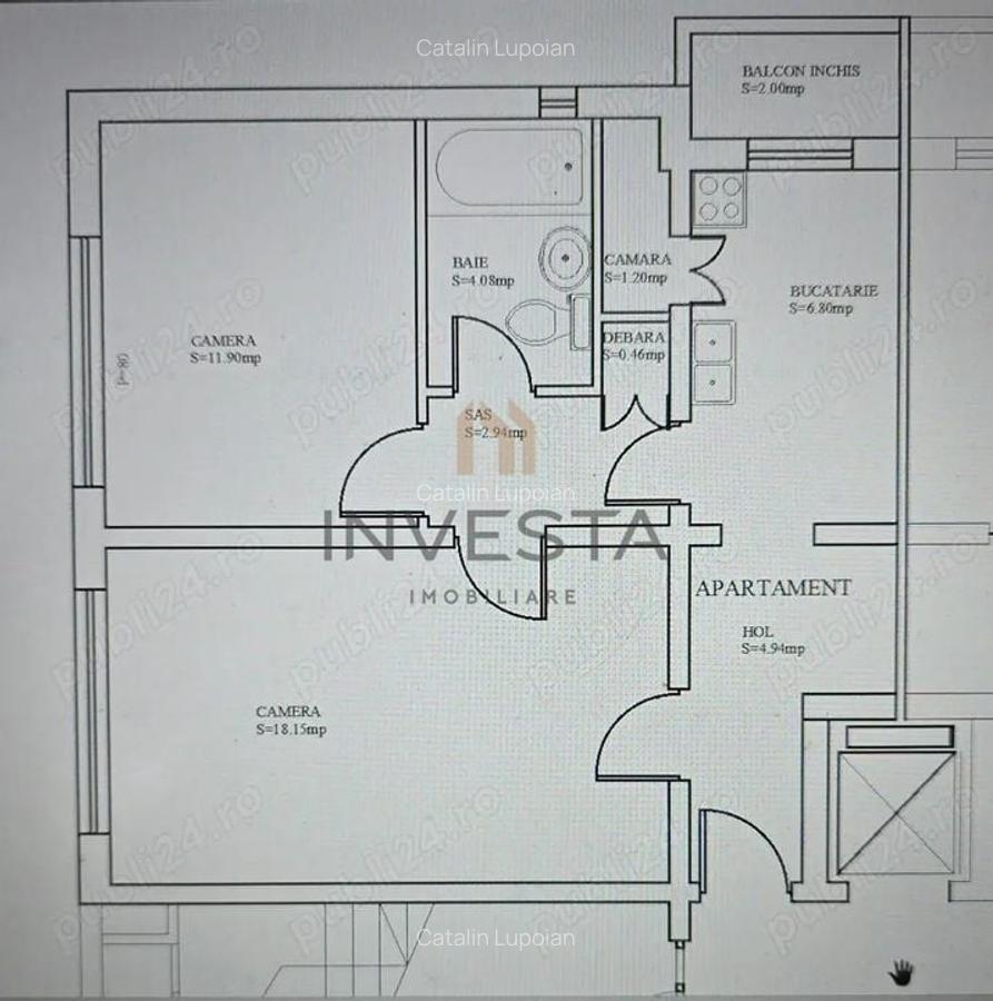 Oprtunitate de investitie La Coloane in Grigorescu!2 camere decaomande - 8