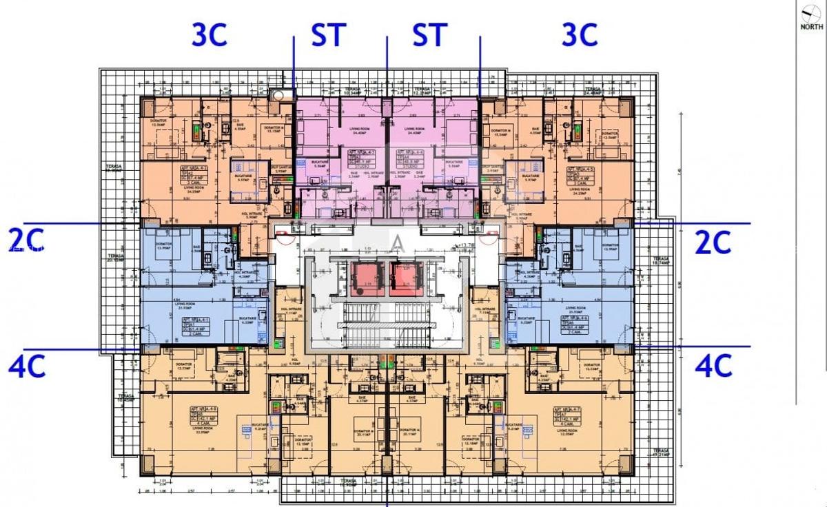 STUDIO DUBLU | ONE FLOREASCA TOWERS | 52MP | PROMENADA | 2025 - 2