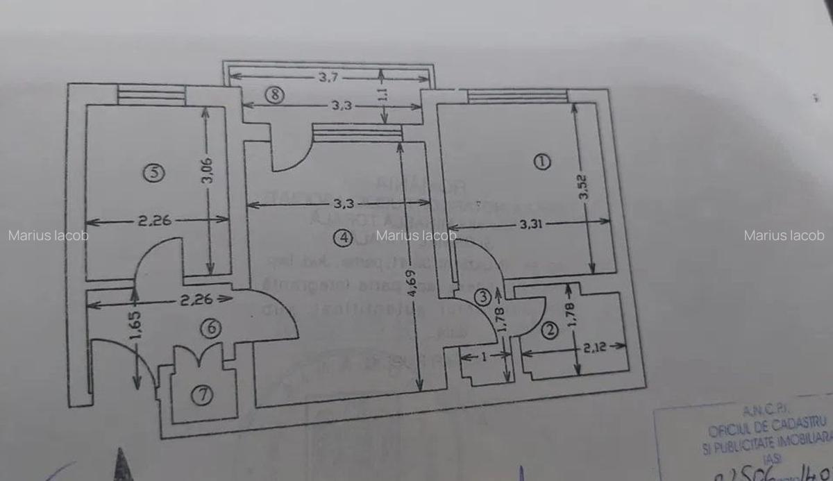 Apartament 2 camere-Tatarasi-Flora-etaj 1 - 1