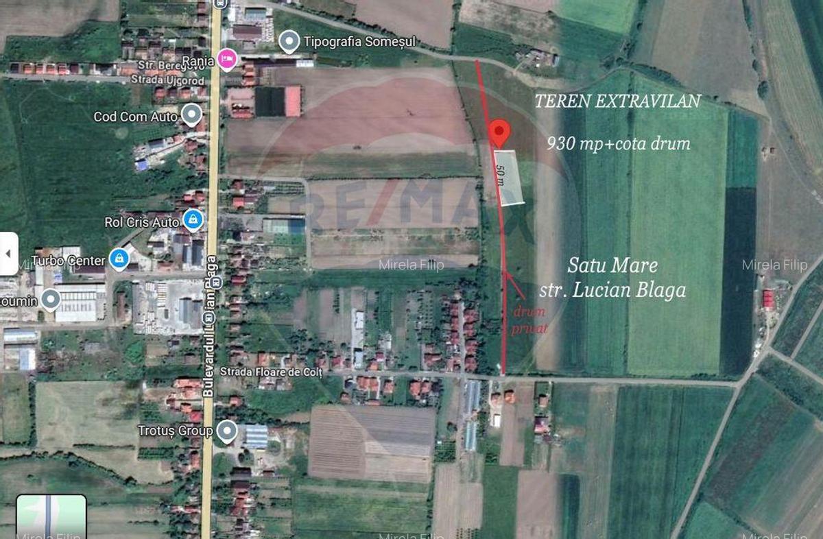 TEREN DE VANZARE - Satu Mare zona Lucian Blaga - 3