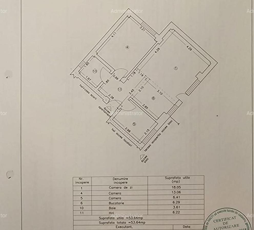 Trei camere cu curte in proprietate. - 8