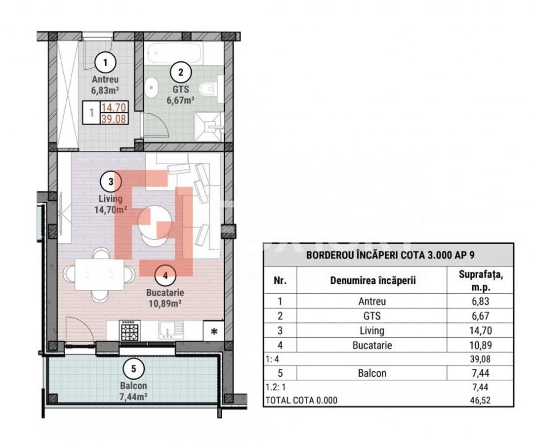 COMISION 0% Apartament cu 2 camere de 53 mp - Mosnita - Oportunitate - 11