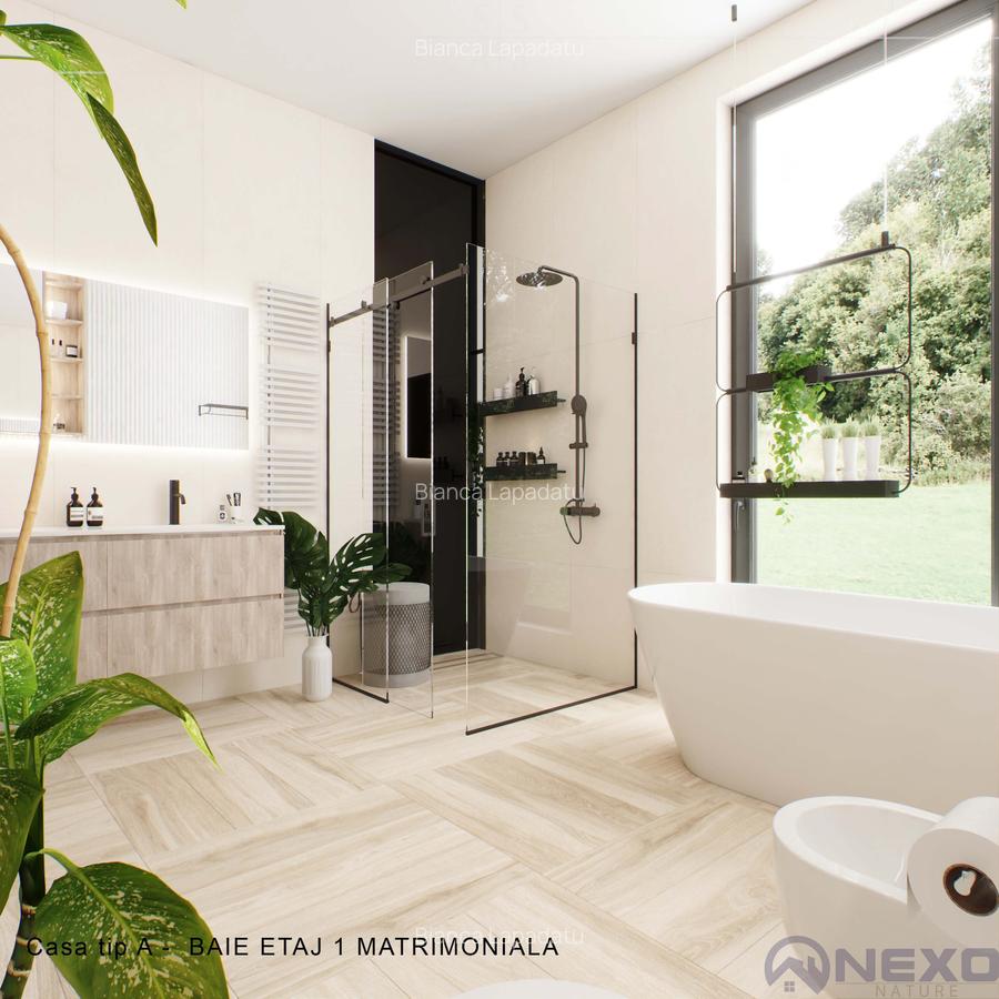 NEXO Nature - Vile Inteligente cu Piscină  Privată  și  Living Înalt de 7 Metri - 12