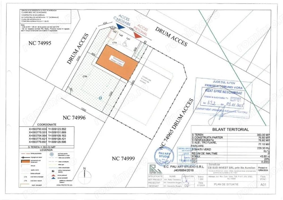 Teren Autorizatie Hala/Showroom Calea Bucuresti Berceni Vidra | #MG4E - 5