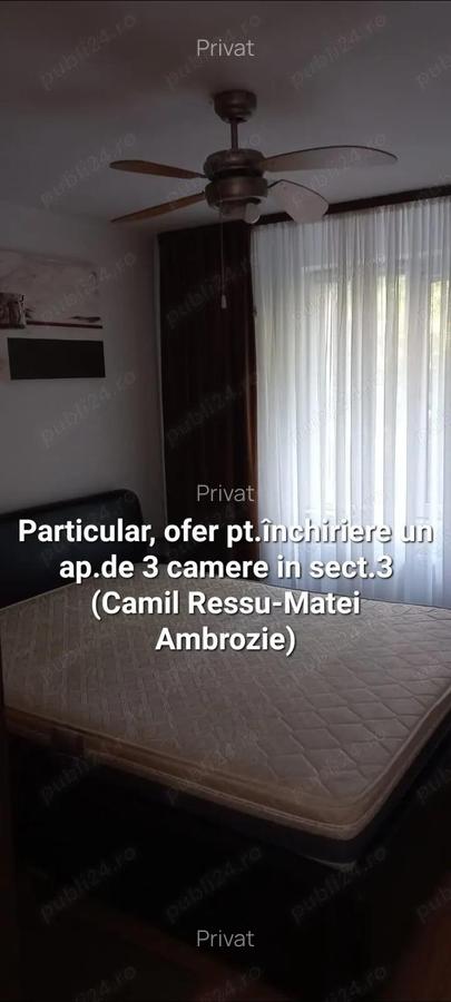 Particular, ofer spre inchiriere un ap. de 3 cam.cu centrala de apart. - 2