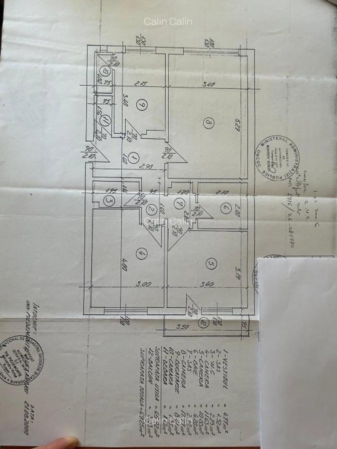 3 camere, 2/4, 70 mp, decomandat, Drumul Gazarului, Sector 4 - 9
