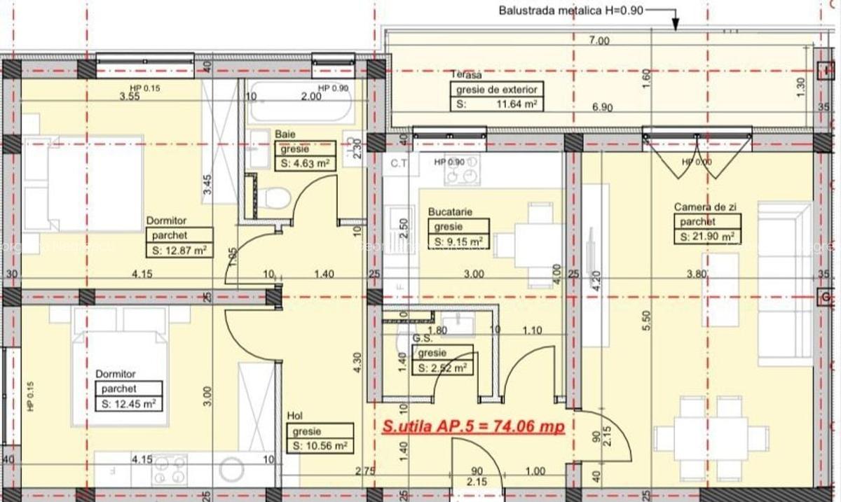 Giroc-Neptun | 3 Camere | Curte proprie | Decomandat | Lift | Disponibil imediat - 16