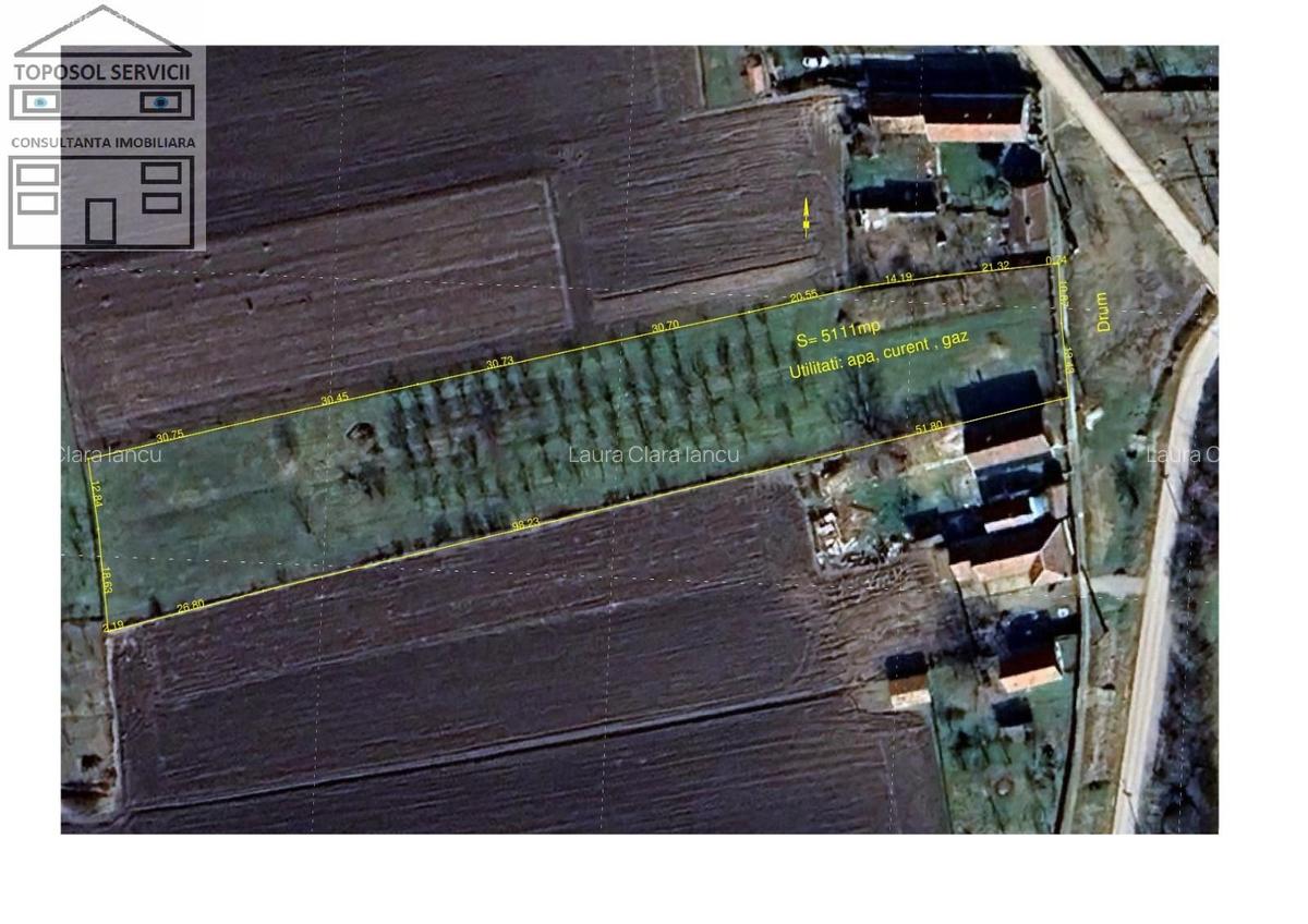 Teren Construcții intravilan de 5111 mp, în Sânnicolau Român - 1