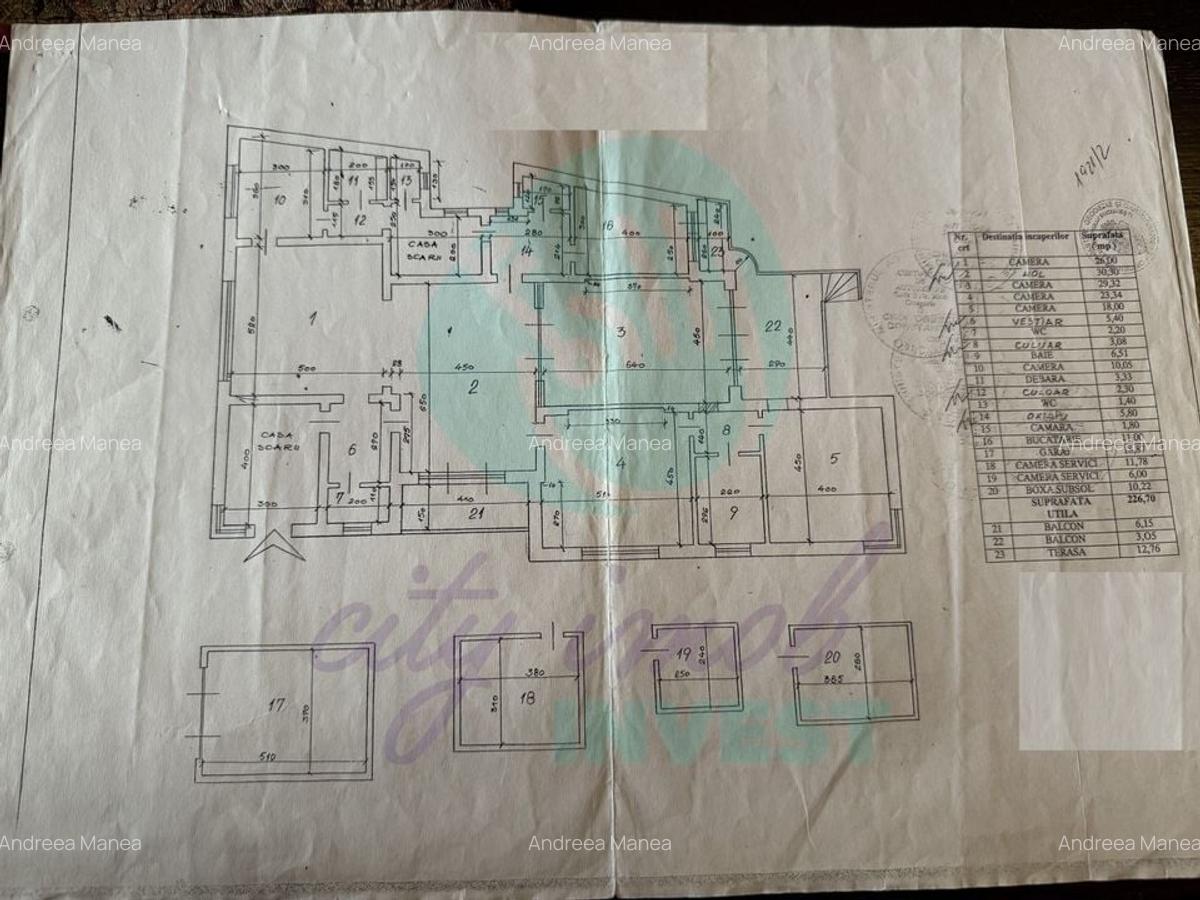 Apartament interbelic cu grădină și garaj - 15