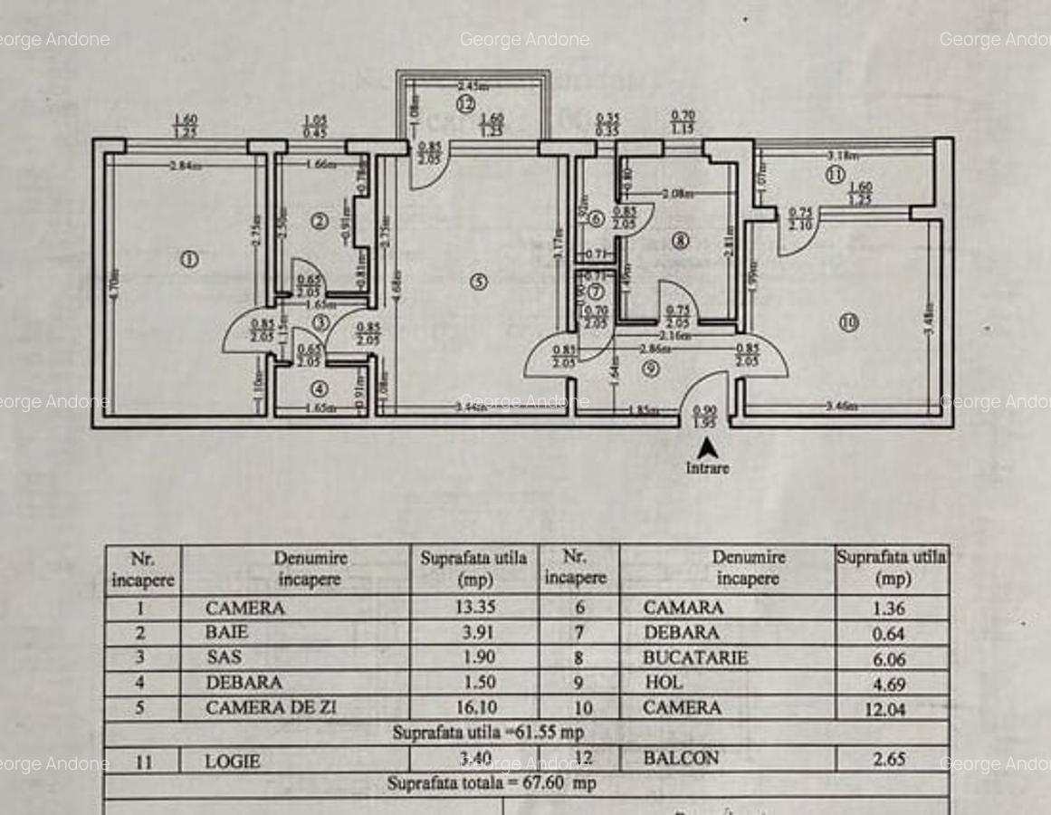 Apartament 3 camere Cantemir, etaj 2! Ideal pentru renovare! - 1