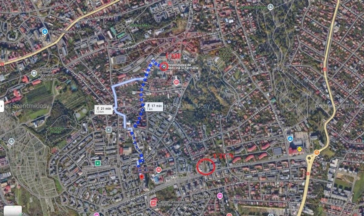 Apartament cu 2 camere semidecomandat, mobilat în Zorilor - 8