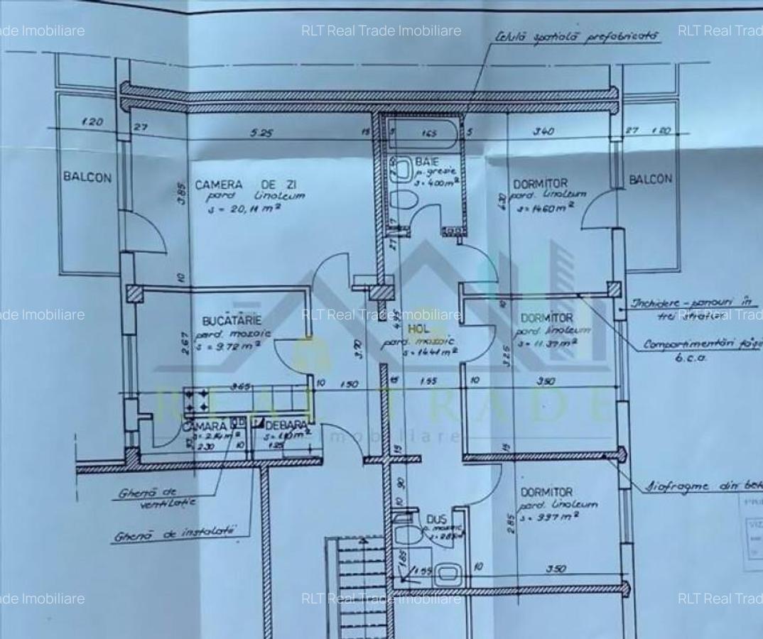Apartament 4 camere structura mare Astra - 1