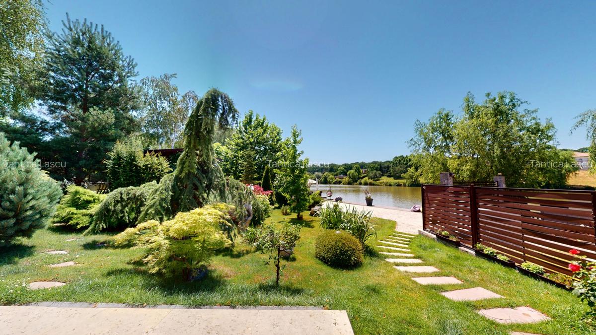 Imobil  de lux pe malul lacului cu ponton, complet mobilat si utilat - 7