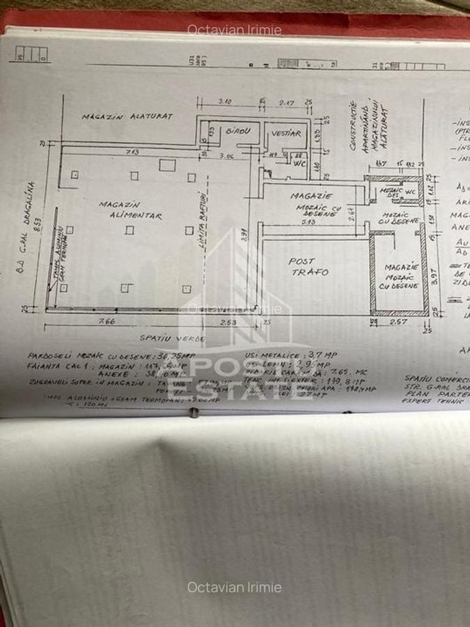 Spatiu 127 mp situat pe Bl.Dragalina - 10