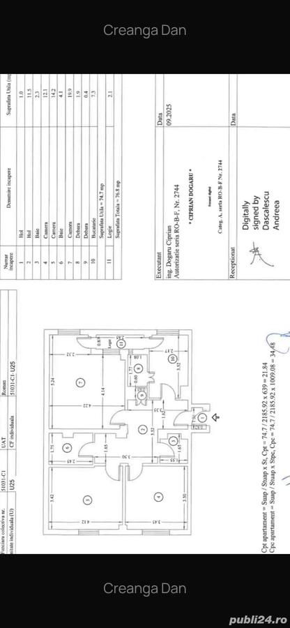 Vand ap. 3 cam Kogalniceanu - 1