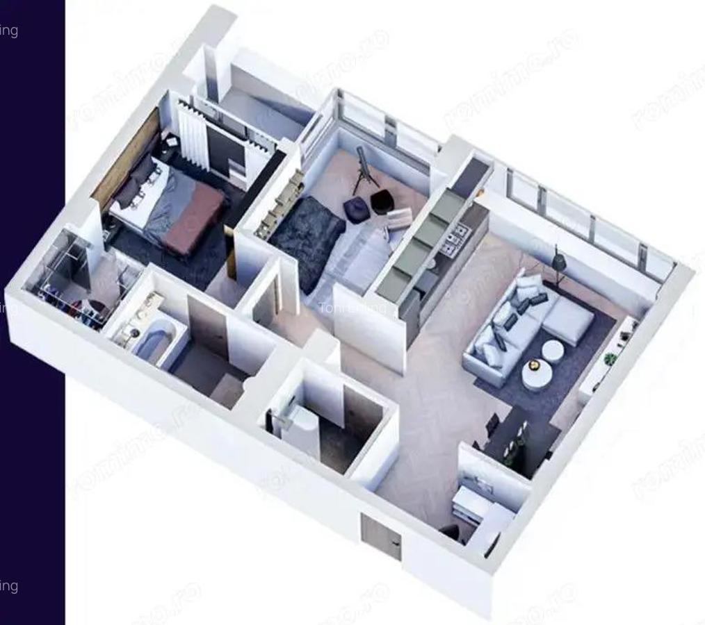 Apartament superb, 3 camere 2 bai, la prima locuire in XCity Towers - 19
