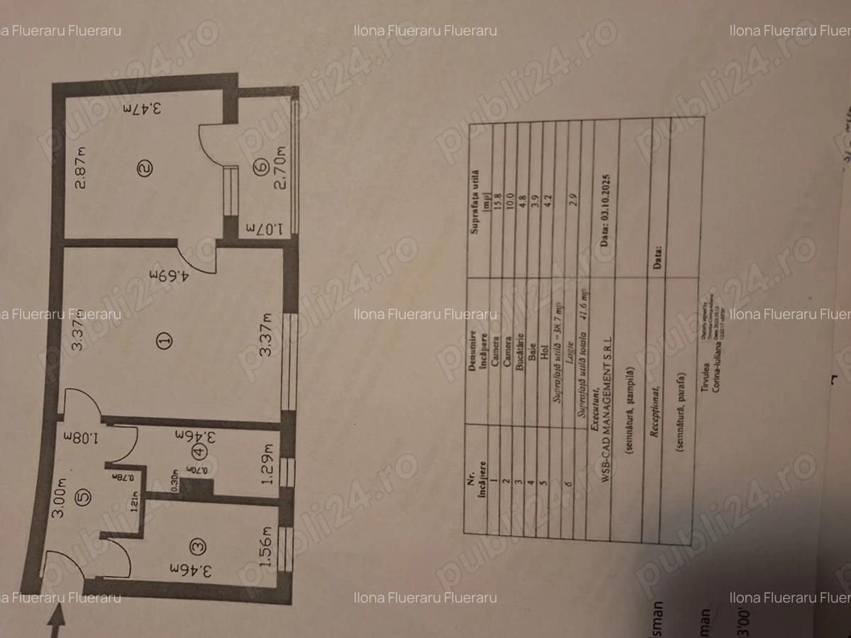 De vanzare apartament cu 2 camere, et.4 zona Piata Sarbilor - 1