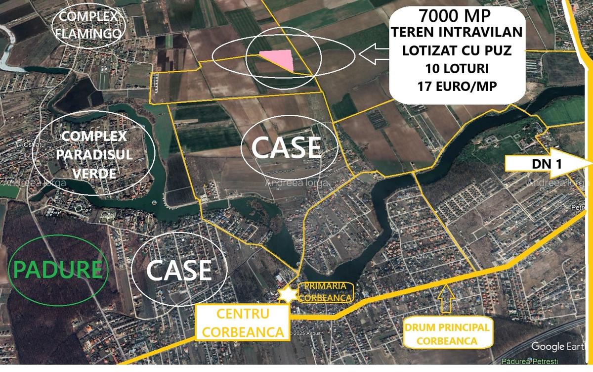 Proprietar - Teren intravilan cu PUZ–pentru investiție/dezvoltare rezidențială! - 2