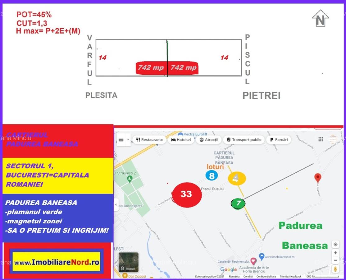 Teren Varful Plesita-Piscul Pietrei, Cartierul Padurea Baneasa - 1