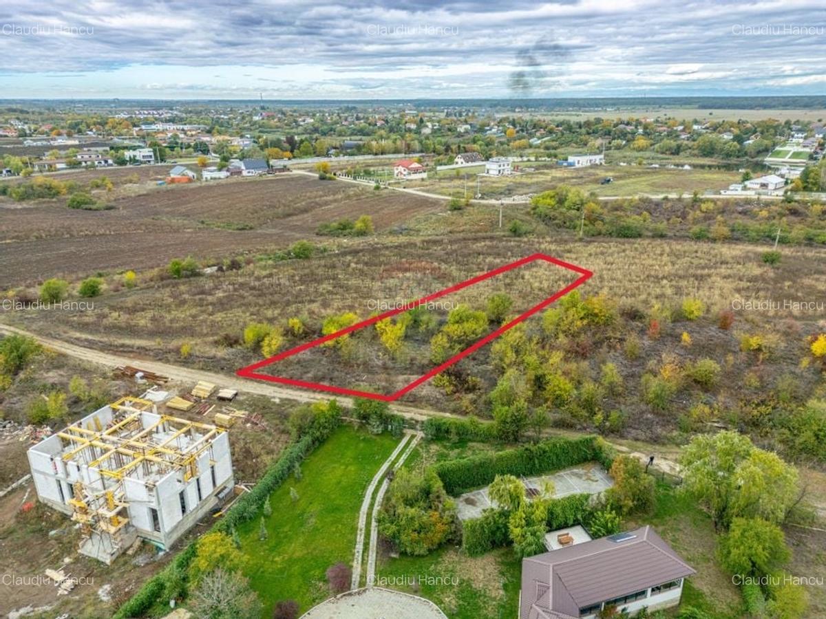 Teren 3000 mp in Snagov - zona in dezvoltare, aproape de padure - 1