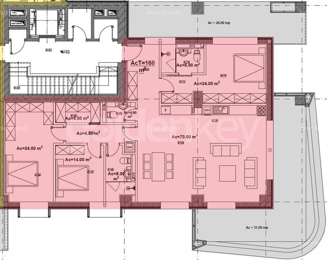 Apartament cu 4 camere decomandat în Floreasca - 17