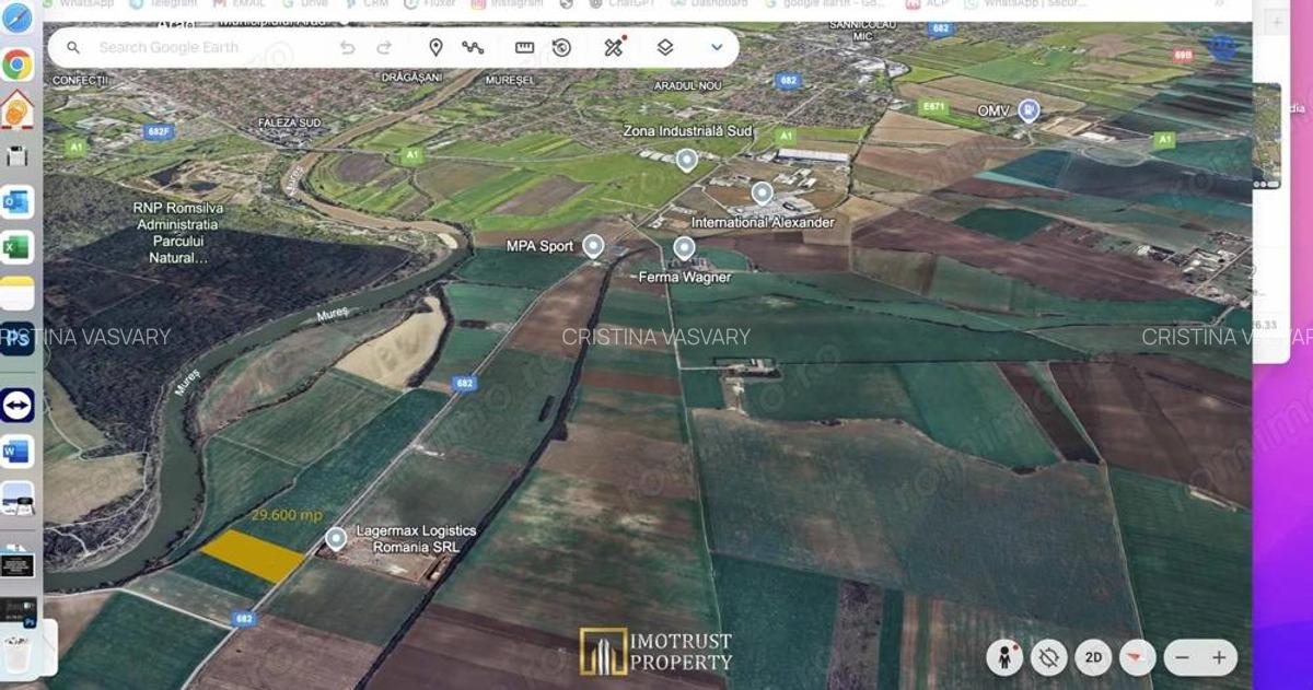 Teren industrial 29.600 mp acces direct la Autostrada A1, Arad - 1