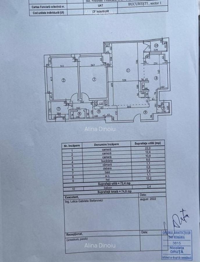 Apartament cu 3 camere decomandat, mobilat în Titulescu - 3
