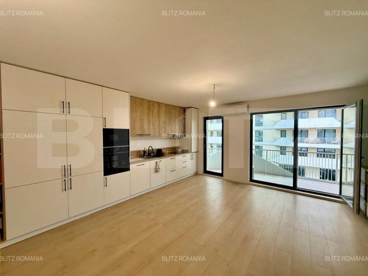 Apartament spatios FINISAT NOU, terasa, ansamblu nou, CF, zona Eroilor - 1