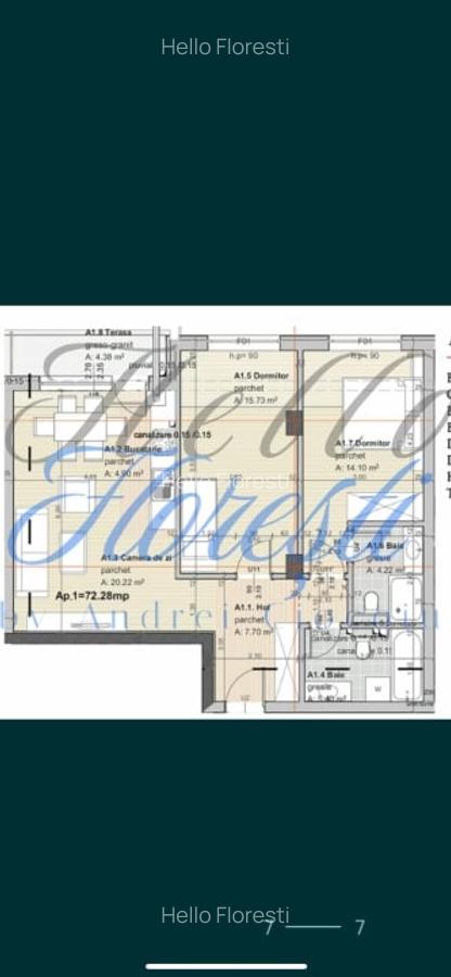 Apartament cu 3 camere Cluj zona Marasti - 12