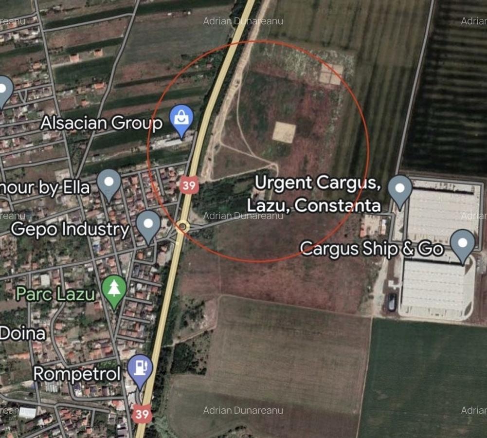 Teren cu deschidere directa de 36m la soseaua Constanta-Mangalia ( DN 39 ) - 2