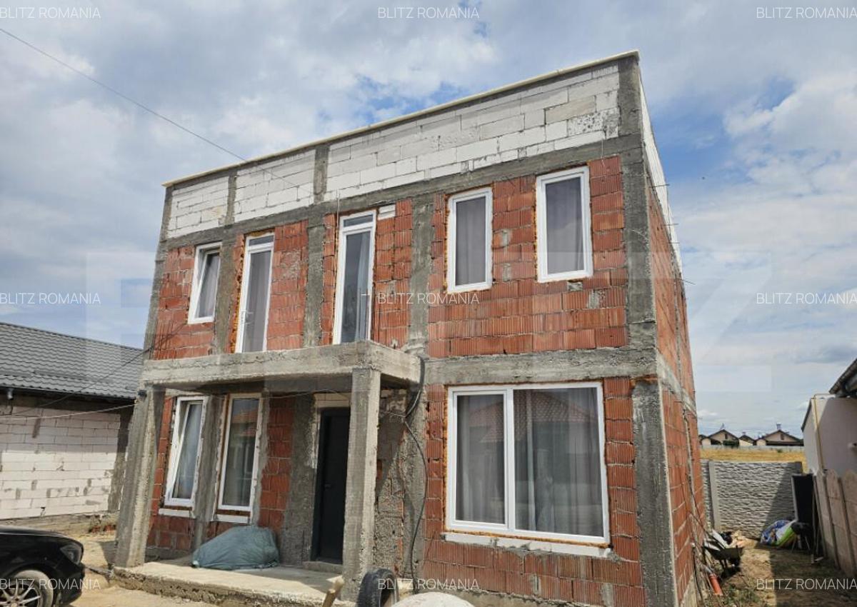 Casa la rosu/semifinisata, P + E, 140 mp utili, 300 mp teren - 1
