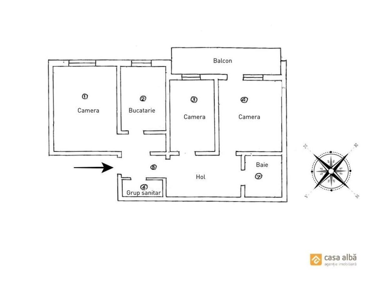 Ultracentral - bd. Independentei, 3 camere spatios, disponibil imediat - 2