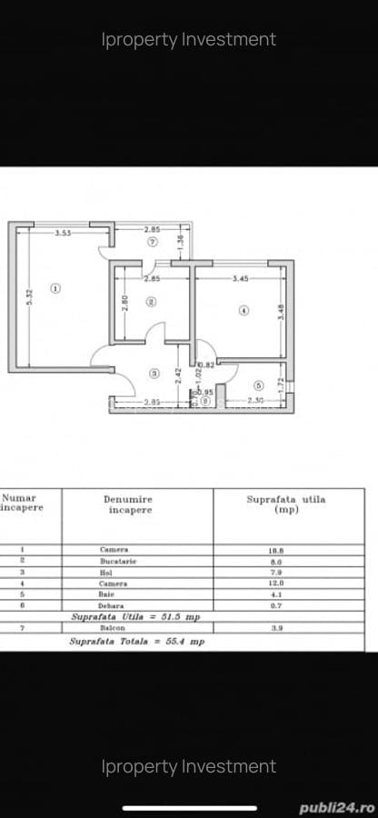 2 Camere | Rahova | Balcon | In curs de renovare - 1