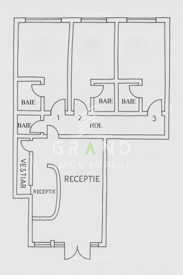 Spatiu comercial 100 mp–birouri,cabinet medical,clinica sau servicii | MARASTI - 2
