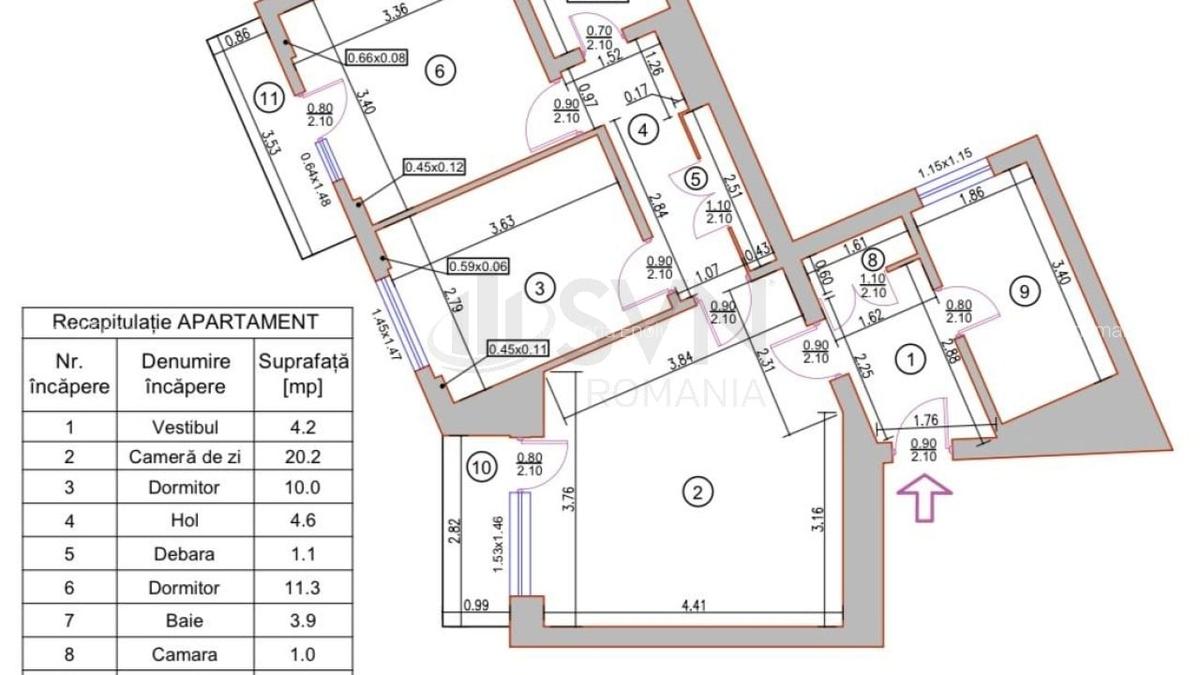 REA1025931 Apartament 3 camere I Renovat complet I Tineretului I De vanzare - 10