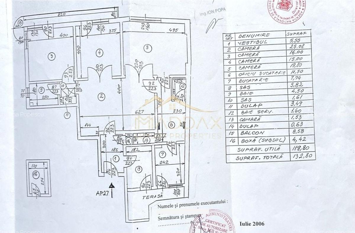 Apartament cu 5 camere semidecomandat, mobilat în Centrul Istoric - 22