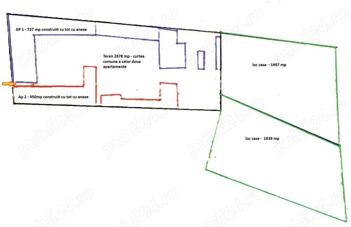 Teren 6000 mp cu 2 case, Faget - 1