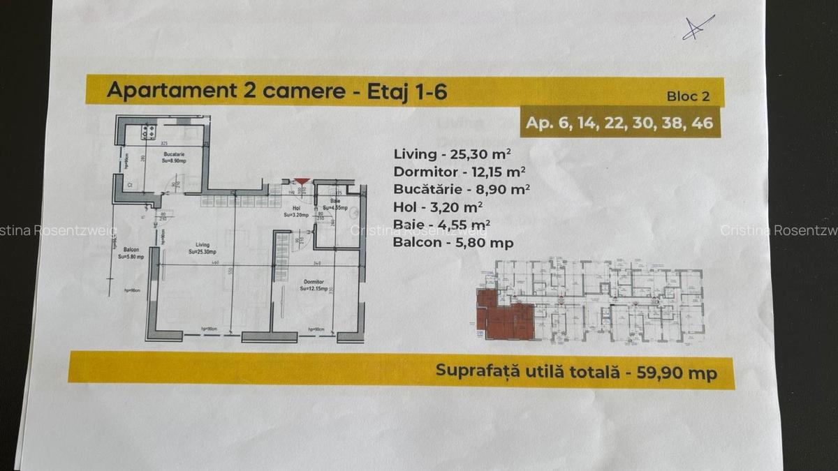 Apartament 2 camere rate dezvoltator - 4