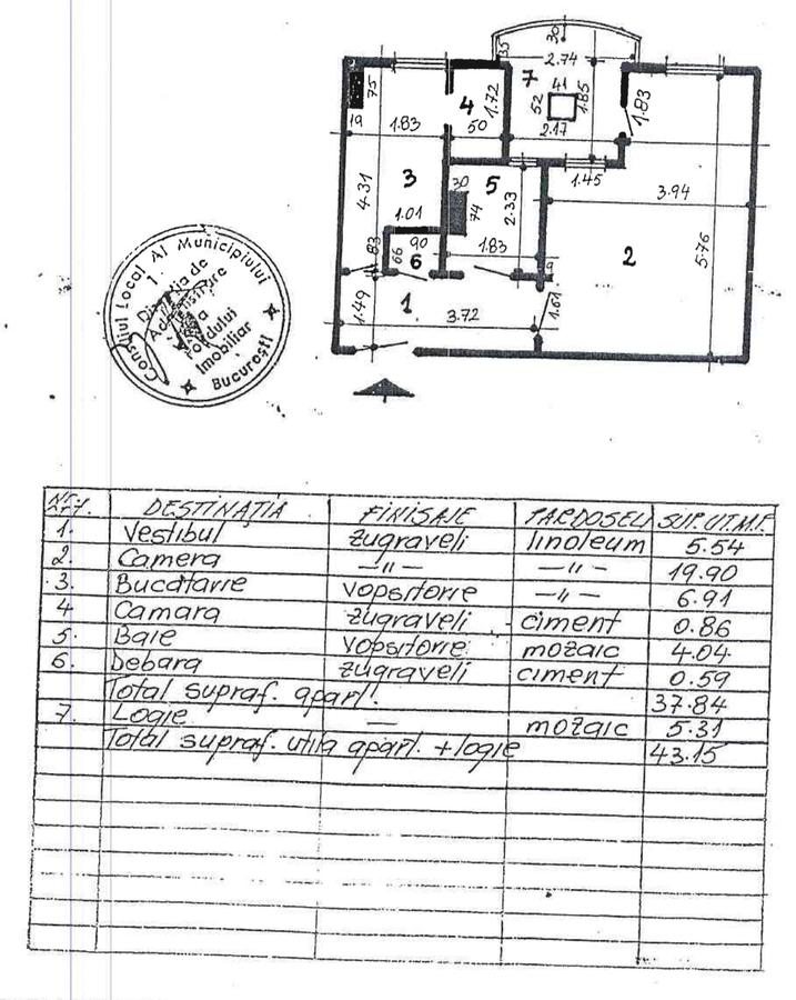 Garsoniera spațioasa ~ Etaj 2/4 ~  str. Stefan Burileanu - 9