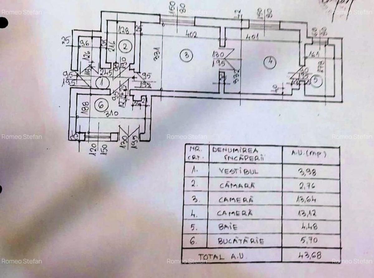 Apartament cu 2 camere semidecomandat, mobilat în Rosetti - 4