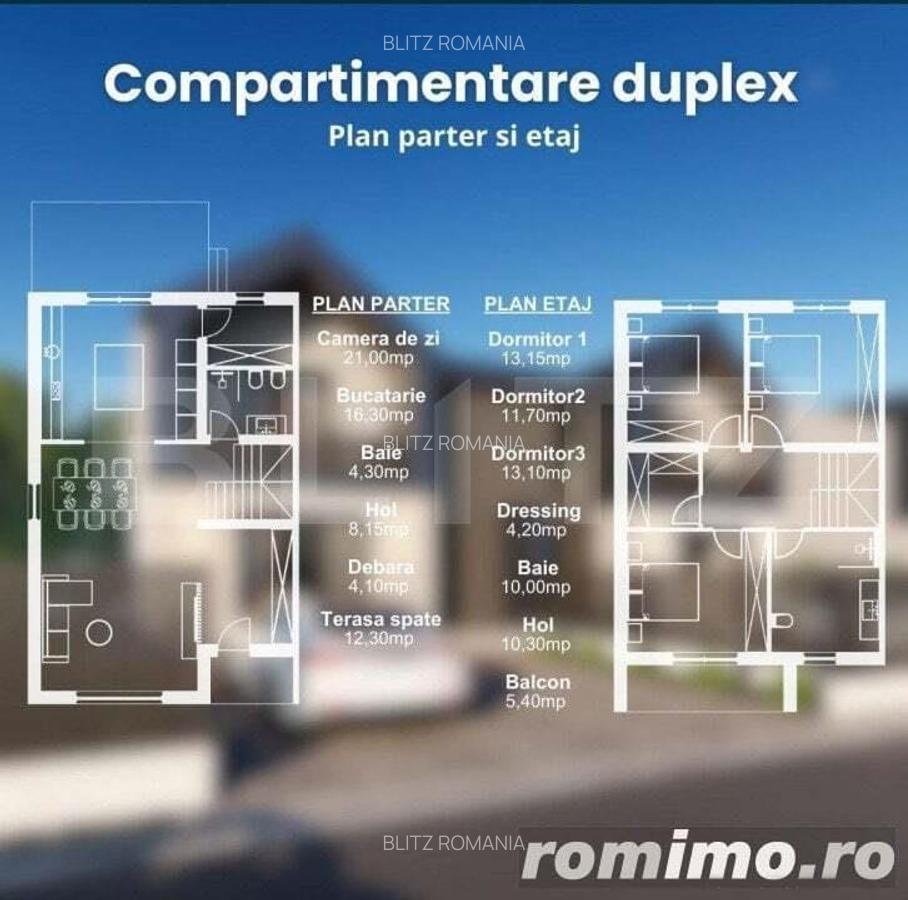 Ansamblu de duplexuri moderne, 160 mp , Radauti - 5