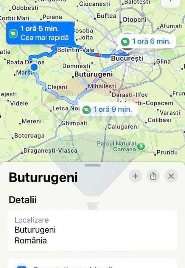 Teren cu hala, Bucsani, Crevedia / DN 61 (A1, A0) 40 Km ... - 2