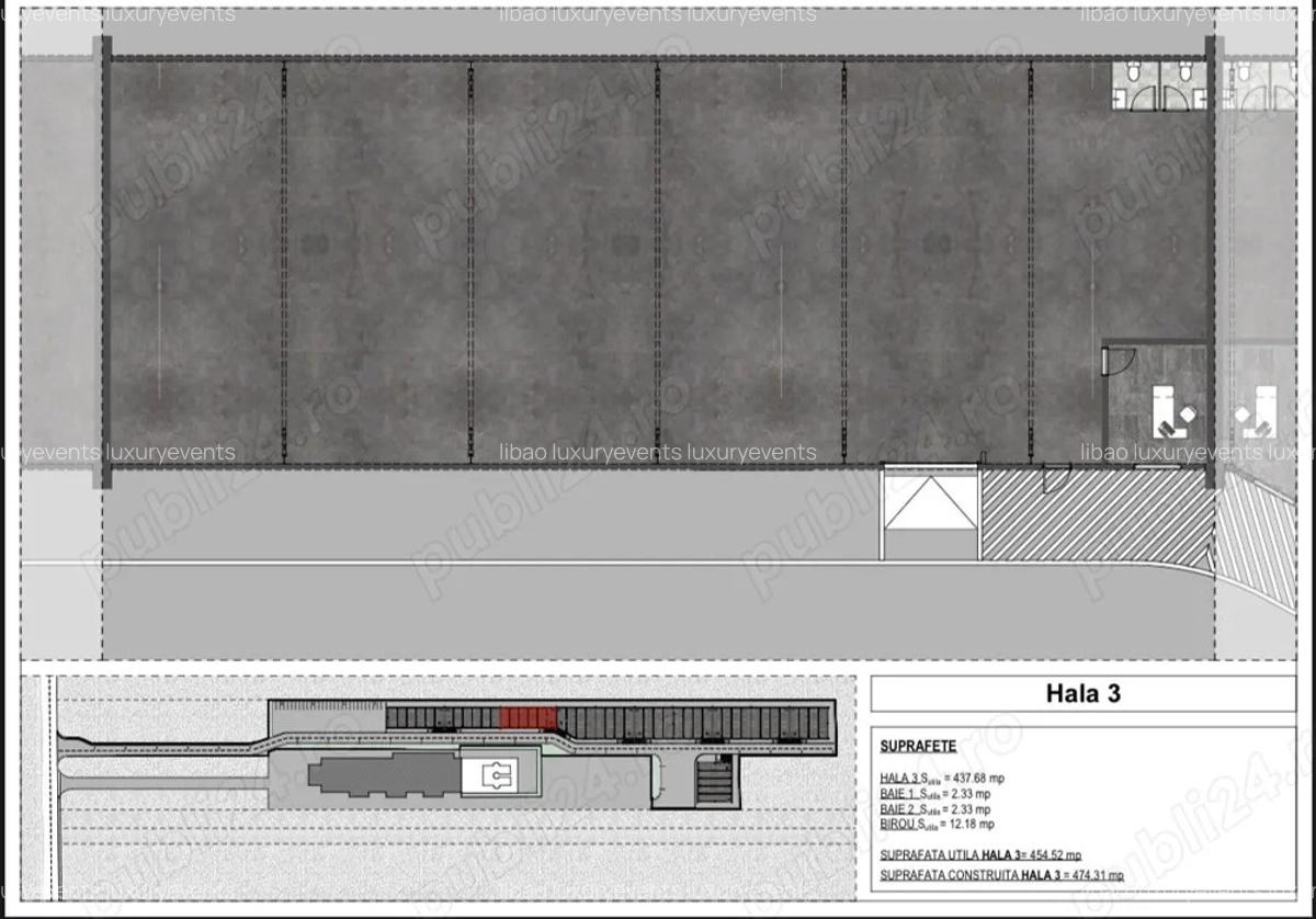 Hale de vanzare TUNARI - 1.250 euro mp - 13