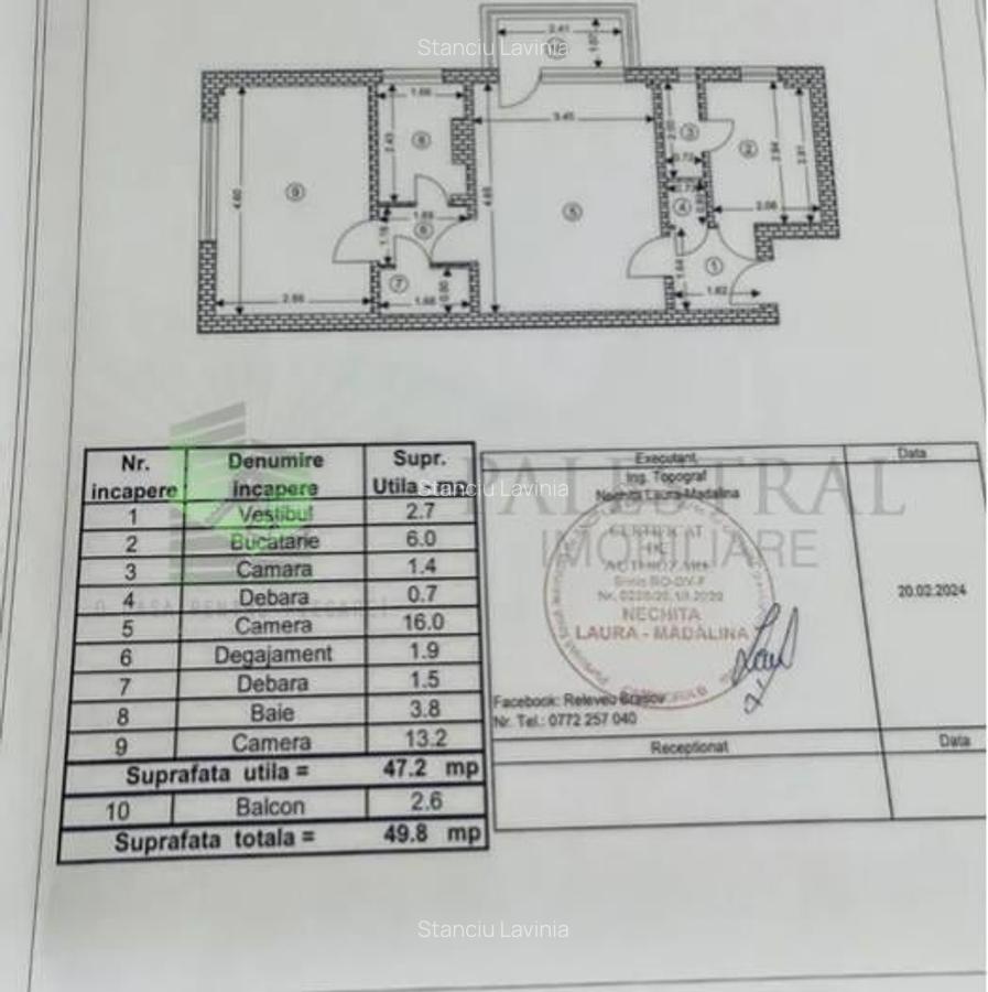 Apartament 2 camere Astra,etajul 1,liber,85000 Euro - 2