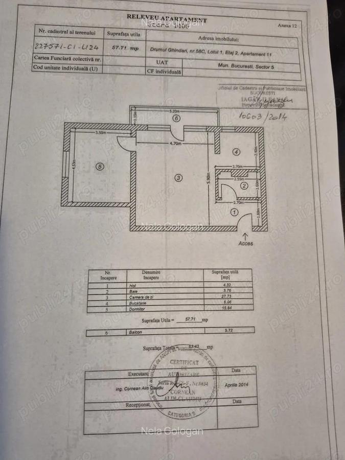 Drumul Taberei-Drumul Ghindari vand apartament 2 camere - 9