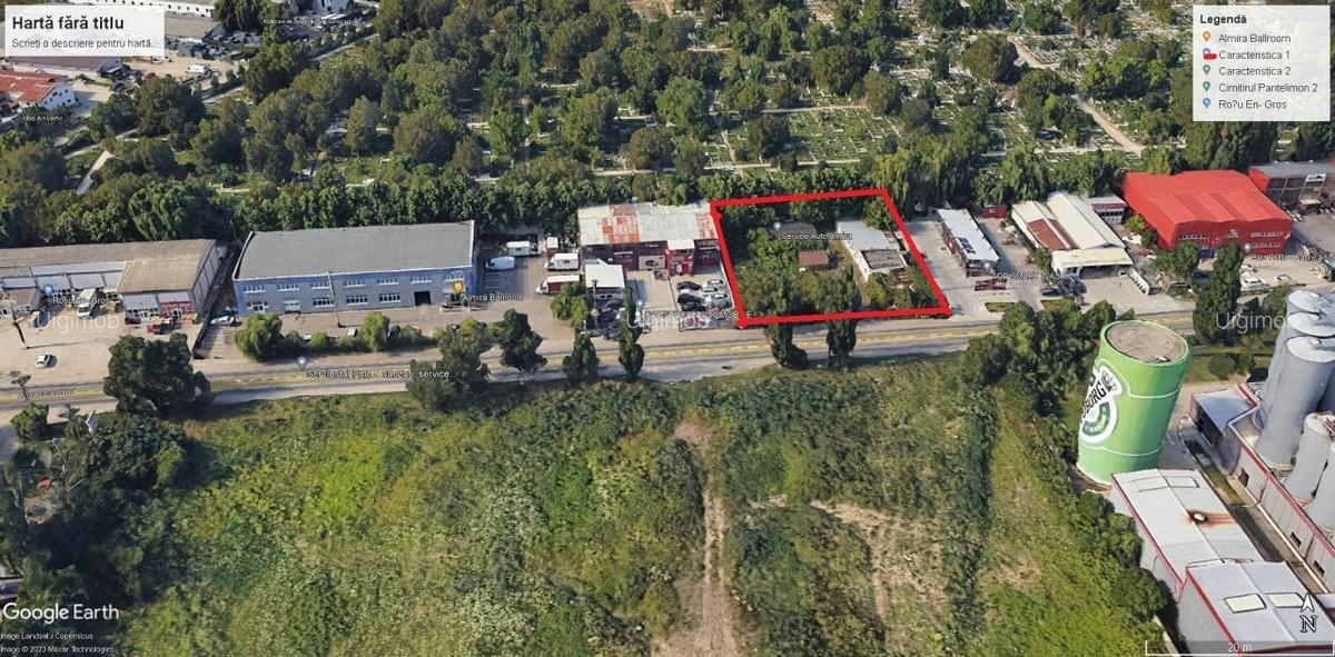 Pantelimon-bd.Biruintei,v-a-v Tuborg,imobil compus din teren 1530 mp/ d= 38,60m - 1