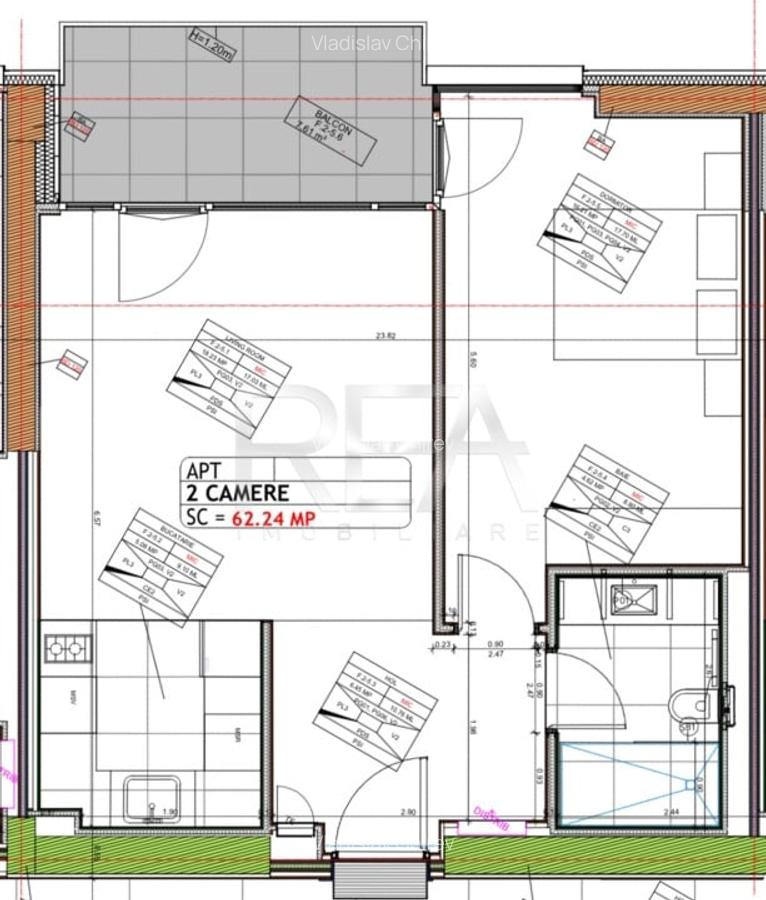 2 camere One Lake Club la 12 min Metrou Pipera - 13